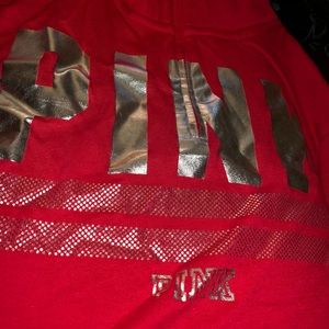 Red Victoria Secret PINK sweater